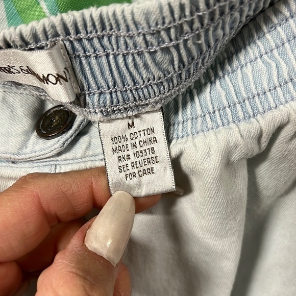 drapers & damons elastic waistband | washed look light blue | size M - Picture 6 of 11